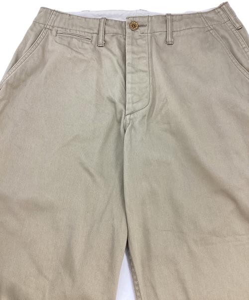 EVISU（エヴィス）EVISU (エヴィス) チノパン ベージュ サイズ:81㎝（W32）の古着・服飾アイテム