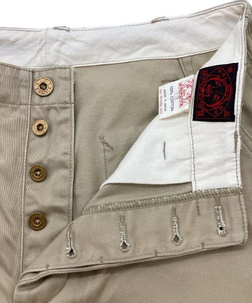 EVISU（エヴィス）EVISU (エヴィス) チノパン ベージュ サイズ:81㎝（W32）の古着・服飾アイテム