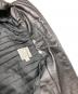 中古・古着 THIS GENUINE LEATHER GARMENT (ディス ジェニュイン レザー ガーメント) レザーライダースジャケット ブラック サイズ:38：15000円