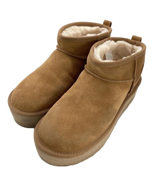 UGG（アグ）UGG (アグ) ムートンブーツ ベージュ サイズ:25の古着・服飾アイテム