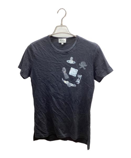 Vivienne Westwood man（ヴィヴィアン ウェストウッド マン）Vivienne Westwood man (ヴィヴィアン ウェストウッド マン) 半袖カットソー ブラック サイズ:44の古着・服飾アイテム