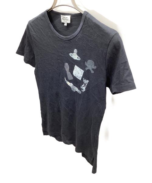 Vivienne Westwood man（ヴィヴィアン ウェストウッド マン）Vivienne Westwood man (ヴィヴィアン ウェストウッド マン) 半袖カットソー ブラック サイズ:44の古着・服飾アイテム