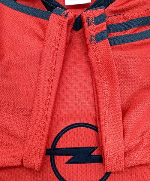 adidas（アディダス）adidas (アディダス) ACミラン (エーシーミラン) ゲームシャツ ブラック×レッド サイズ:Oの古着・服飾アイテム