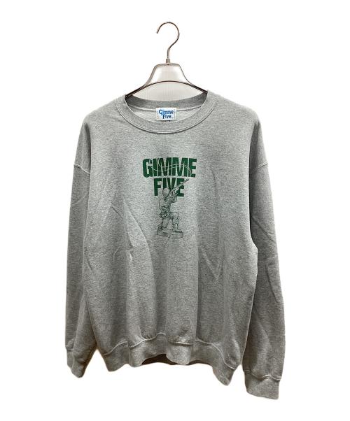 GIMME FIVE（ギミーファイブ）GIMME FIVE (ギミーファイブ) スウェット グレー サイズ:Lの古着・服飾アイテム