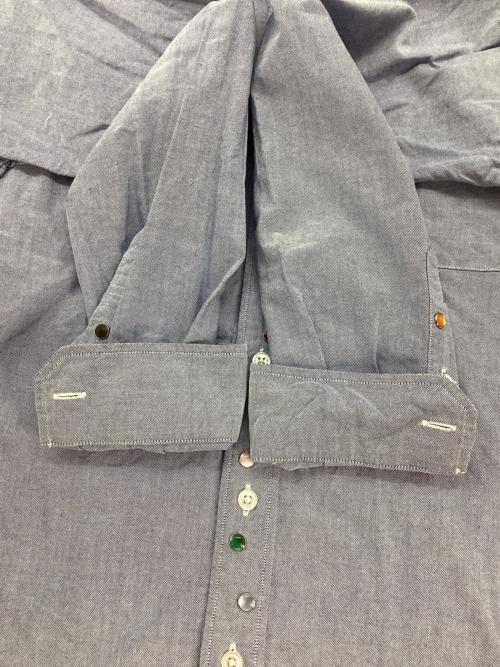 SOPHNET.（ソフネット）SOPHNET. (ソフネット) 長袖シャツ ブルー サイズ:Lの古着・服飾アイテム