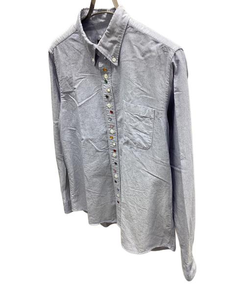 SOPHNET.（ソフネット）SOPHNET. (ソフネット) 長袖シャツ ブルー サイズ:Lの古着・服飾アイテム