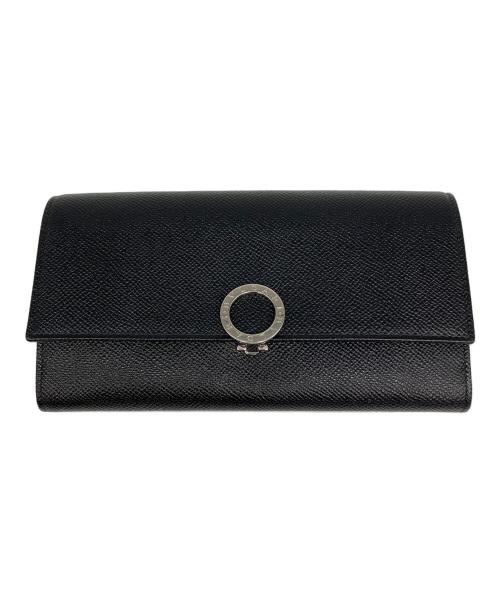 BVLGARI（ブルガリ）BVLGARI (ブルガリ) BVLGARI　ブルガリ ブルガリ　長財布 ブラックの古着・服飾アイテム