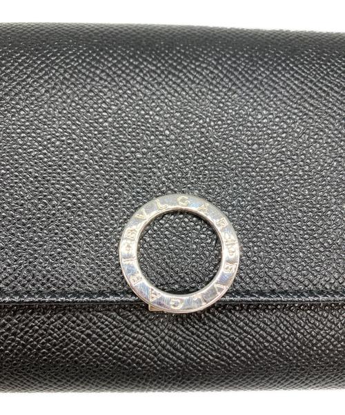 BVLGARI（ブルガリ）BVLGARI (ブルガリ) BVLGARI　ブルガリ ブルガリ　長財布 ブラックの古着・服飾アイテム
