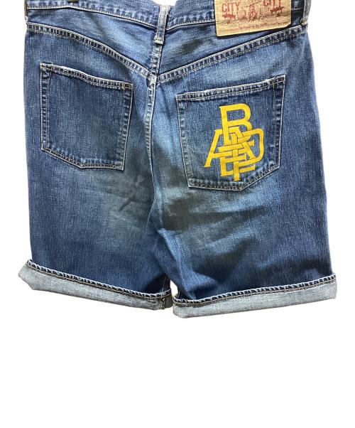 BAPE BY A BATHING APE（ベイプバイアベイシングエイプ）BAPE BY A BATHING APE (ベイプバイアベイシングエイプ) デニムハーフパンツ インディゴ サイズ:XLの古着・服飾アイテム