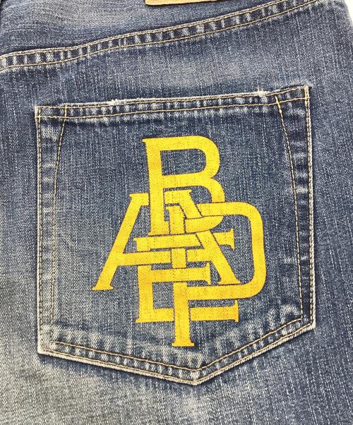 BAPE BY A BATHING APE（ベイプバイアベイシングエイプ）BAPE BY A BATHING APE (ベイプバイアベイシングエイプ) デニムハーフパンツ インディゴ サイズ:XLの古着・服飾アイテム