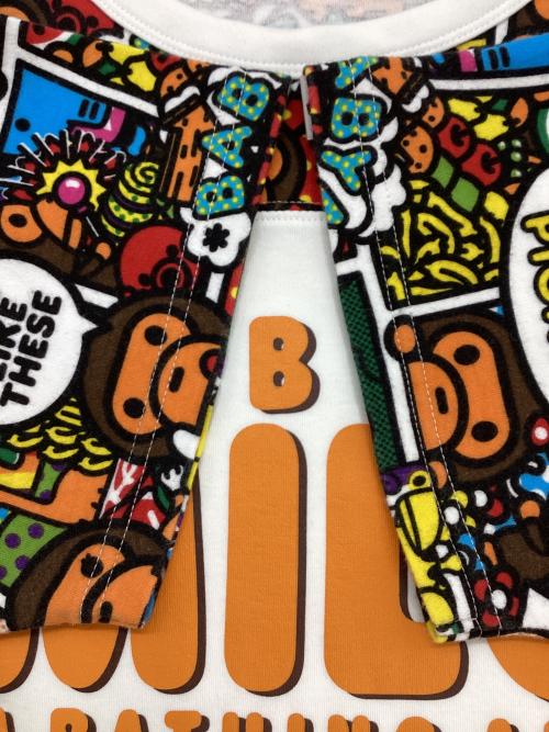 A BATHING APE（アベイシングエイプ）A BATHING APE (アベイシングエイプ) 半袖カットソー ホワイト サイズ:Sの古着・服飾アイテム