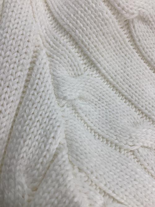 POLO RALPH LAUREN（ポロ・ラルフローレン）POLO RALPH LAUREN (ポロ・ラルフローレン) 厚手ニット ホワイト サイズ:Lの古着・服飾アイテム