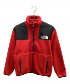 THE NORTH FACEザ ノース フェイス）の古着「ハーフジップフリースジャケット」｜レッド