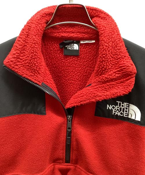 THE NORTH FACE（ザ ノース フェイス）THE NORTH FACE (ザ ノース フェイス) ハーフジップフリースジャケット レッド サイズ:Mの古着・服飾アイテム
