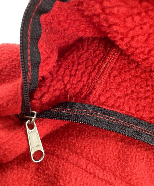 THE NORTH FACE（ザ ノース フェイス）THE NORTH FACE (ザ ノース フェイス) ハーフジップフリースジャケット レッド サイズ:Mの古着・服飾アイテム