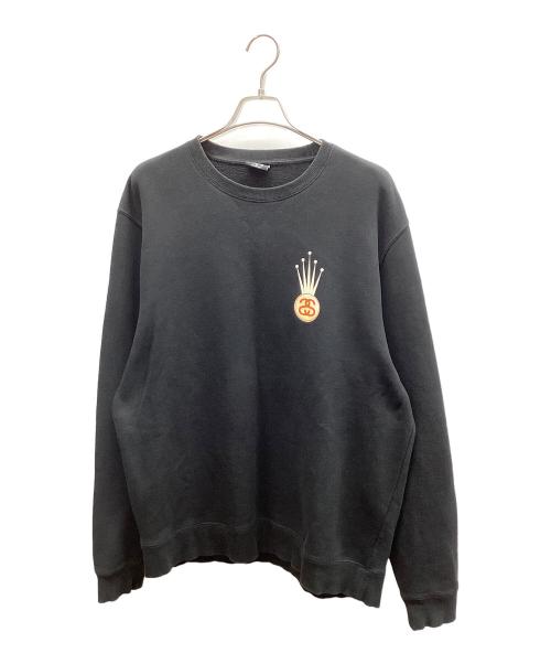 stussy（ステューシー）stussy (ステューシー) スウェット ブラック サイズ:XLの古着・服飾アイテム