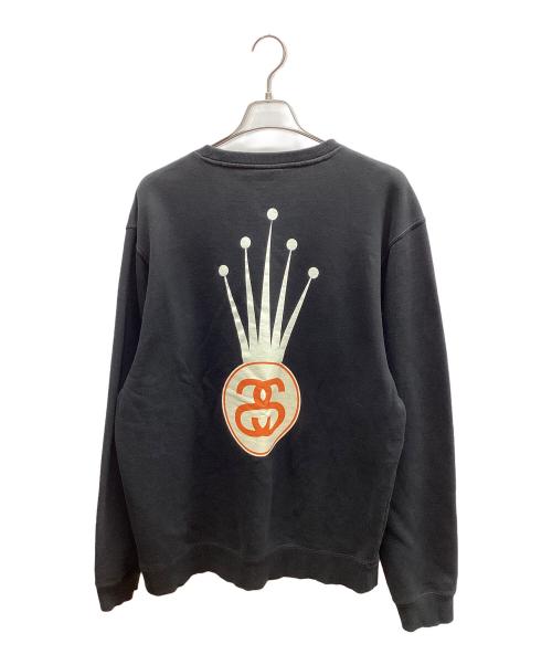 stussy（ステューシー）stussy (ステューシー) スウェット ブラック サイズ:XLの古着・服飾アイテム