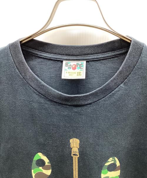 A BATHING APE（アベイシングエイプ）A BATHING APE (アベイシングエイプ) 半袖カットソー ブラック サイズ:2XLの古着・服飾アイテム