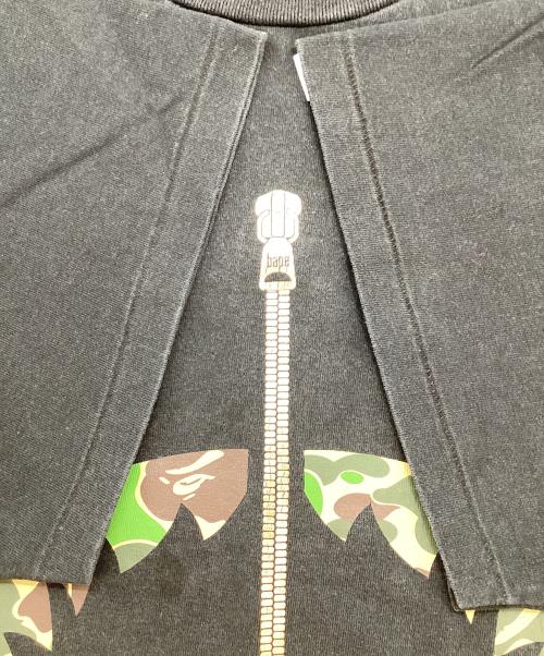 A BATHING APE（アベイシングエイプ）A BATHING APE (アベイシングエイプ) 半袖カットソー ブラック サイズ:2XLの古着・服飾アイテム