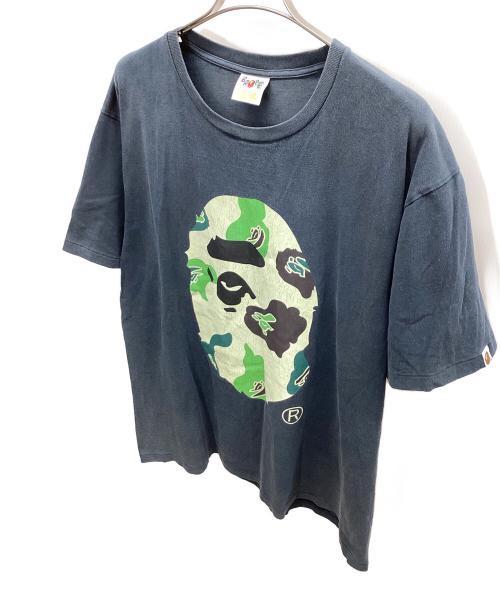 A BATHING APE（アベイシングエイプ）A BATHING APE (アベイシングエイプ) 半袖カットソー ブラック サイズ:2XLの古着・服飾アイテム