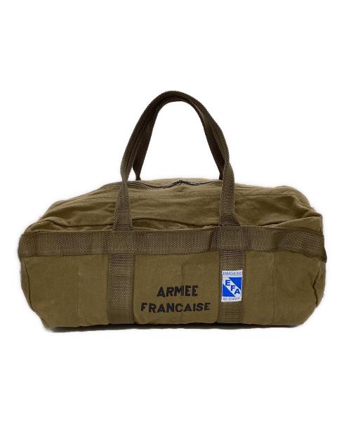 French Military（フレンチミリタリー）French Military (フレンチミリタリー) French Military　ボストンバッグ カーキの古着・服飾アイテム
