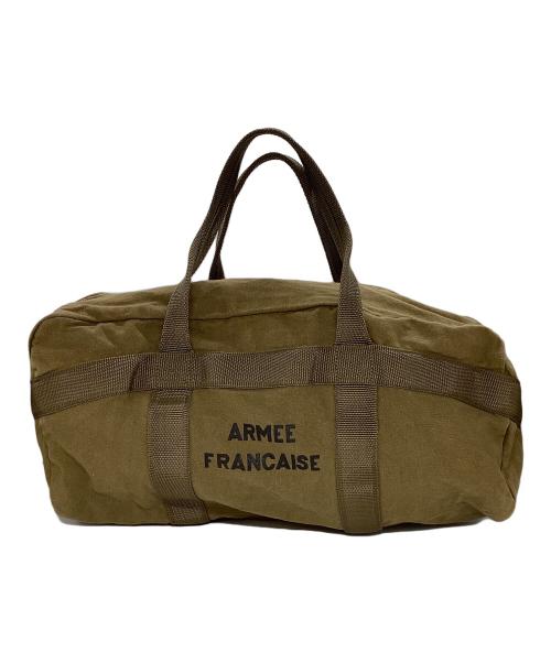 French Military（フレンチミリタリー）French Military (フレンチミリタリー) French Military　ボストンバッグ カーキの古着・服飾アイテム