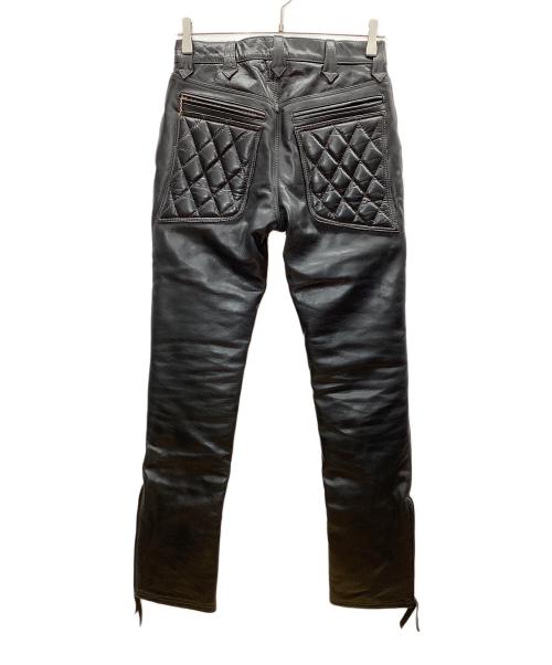 WEST RIDE（ウエストライド）WEST RIDE (ウエストライド) WEST RIDE　コンフォマックスレザーパンツ ブラック サイズ:W28の古着・服飾アイテム