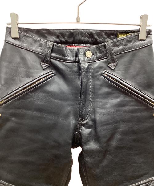 WEST RIDE（ウエストライド）WEST RIDE (ウエストライド) WEST RIDE　コンフォマックスレザーパンツ ブラック サイズ:W28の古着・服飾アイテム