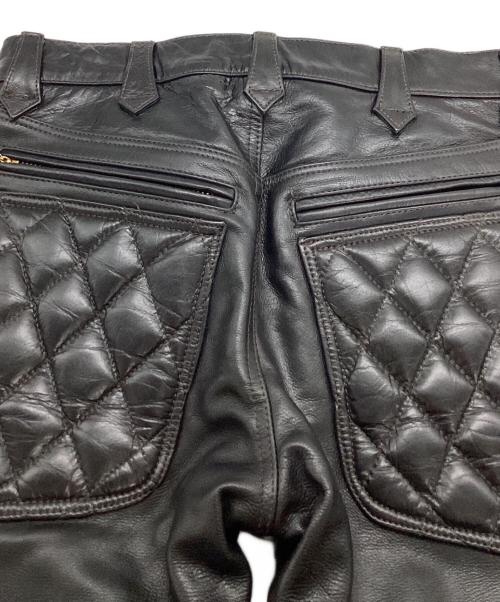 WEST RIDE（ウエストライド）WEST RIDE (ウエストライド) WEST RIDE　コンフォマックスレザーパンツ ブラック サイズ:W28の古着・服飾アイテム