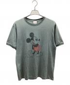 Disney STOREディズニーストア）の古着「半袖カットソー」｜グリーン