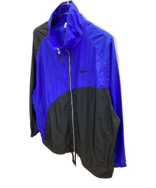 NIKE（ナイキ）NIKE (ナイキ) ナイロンジャケット ブルー×ブラック サイズ:XLの古着・服飾アイテム