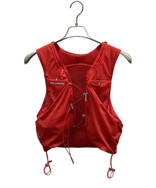 SALOMON（サロモン）SALOMON (サロモン) ランニングベスト レッド サイズ:Lの古着・服飾アイテム