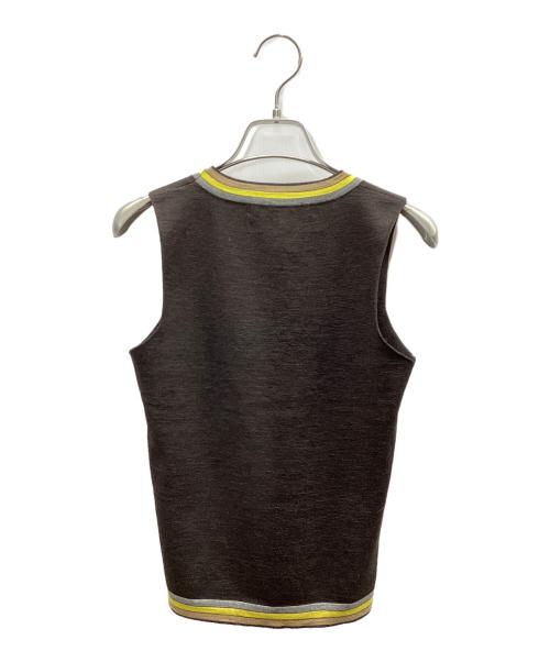 MARNI（マルニ）MARNI (マルニ) ウールニットベスト ブラウン サイズ:38の古着・服飾アイテム