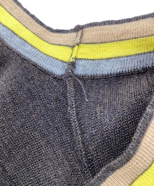 MARNI（マルニ）MARNI (マルニ) ウールニットベスト ブラウン サイズ:38の古着・服飾アイテム