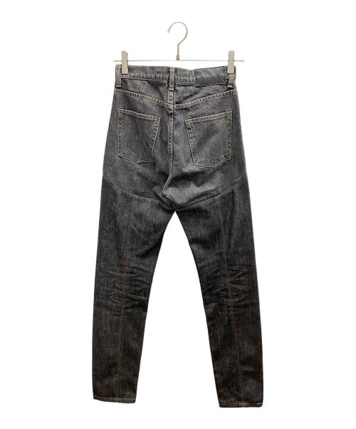 JOHN LAWRENCE SULLIVAN（ジョン ローレンス サリバン）JOHN LAWRENCE SULLIVAN (ジョン ローレンス サリバン) DENIM ＆ DENIM BI-COLOR PANTS ブラック サイズ:Sの古着・服飾アイテム