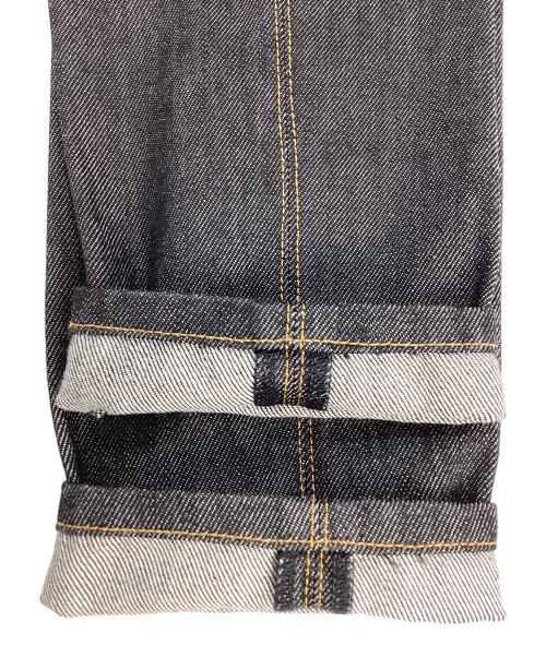 JOHN LAWRENCE SULLIVAN（ジョン ローレンス サリバン）JOHN LAWRENCE SULLIVAN (ジョン ローレンス サリバン) DENIM ＆ DENIM BI-COLOR PANTS ブラック サイズ:Sの古着・服飾アイテム