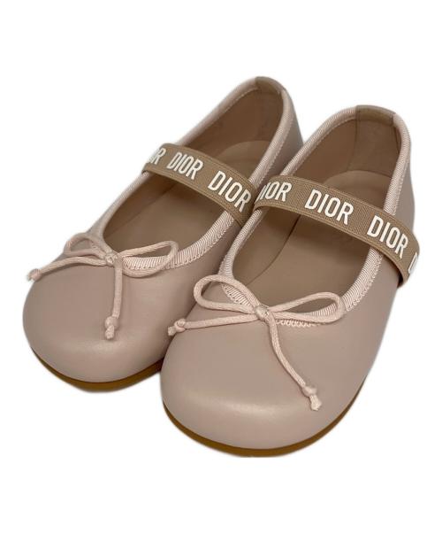 Dior（ディオール）Dior (ディオール) ベビー バレリーナ カーフスキン ピンク サイズ:23の古着・服飾アイテム