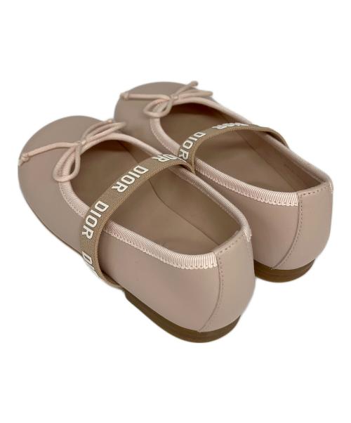 Dior（ディオール）Dior (ディオール) ベビー バレリーナ カーフスキン ピンク サイズ:23の古着・服飾アイテム