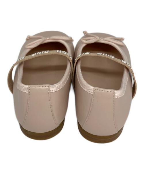 Dior（ディオール）Dior (ディオール) ベビー バレリーナ カーフスキン ピンク サイズ:23の古着・服飾アイテム