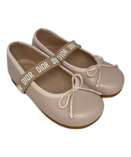 Dior（ディオール）Dior (ディオール) ベビー バレリーナ カーフスキン ピンク サイズ:23の古着・服飾アイテム