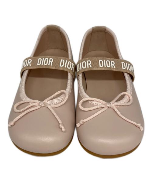 Dior（ディオール）Dior (ディオール) ベビー バレリーナ カーフスキン ピンク サイズ:23の古着・服飾アイテム