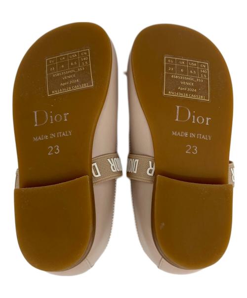 Dior（ディオール）Dior (ディオール) ベビー バレリーナ カーフスキン ピンク サイズ:23の古着・服飾アイテム