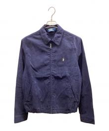 POLO RALPH LAUREN（ポロ・ラルフローレン）の古着「スイングトップ」｜ネイビー