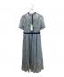 JILL STUART (ジルスチュアート) レース×グログランベルトワンピース スカイブルー サイズ:S：6000円