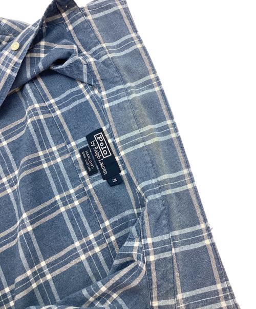 POLO RALPH LAUREN（ポロ・ラルフローレン）POLO RALPH LAUREN (ポロ・ラルフローレン) 長袖シャツ ブルー サイズ:Mの古着・服飾アイテム