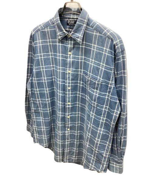 POLO RALPH LAUREN（ポロ・ラルフローレン）POLO RALPH LAUREN (ポロ・ラルフローレン) 長袖シャツ ブルー サイズ:Mの古着・服飾アイテム
