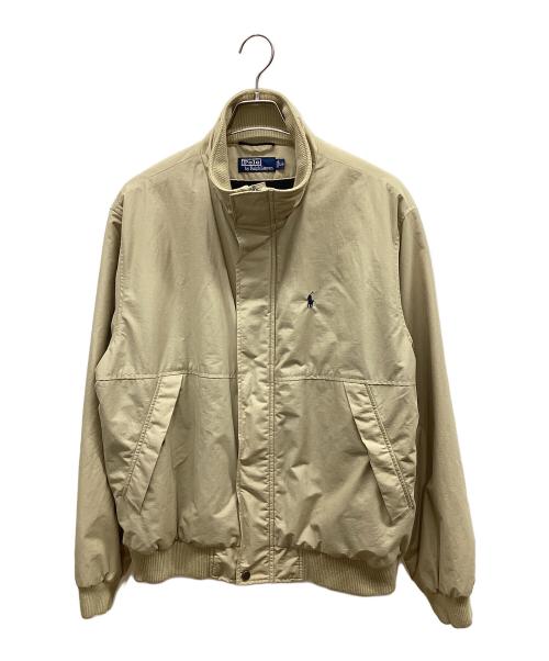 POLO RALPH LAUREN（ポロ・ラルフローレン）POLO RALPH LAUREN (ポロ・ラルフローレン) 中綿スイングトップ ベージュ サイズ:XLの古着・服飾アイテム
