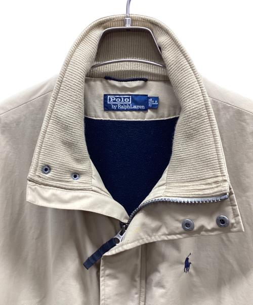 POLO RALPH LAUREN（ポロ・ラルフローレン）POLO RALPH LAUREN (ポロ・ラルフローレン) 中綿スイングトップ ベージュ サイズ:XLの古着・服飾アイテム