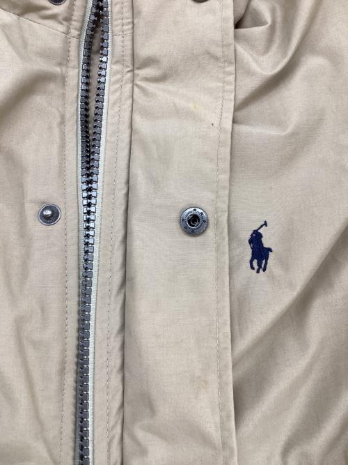 POLO RALPH LAUREN（ポロ・ラルフローレン）POLO RALPH LAUREN (ポロ・ラルフローレン) 中綿スイングトップ ベージュ サイズ:XLの古着・服飾アイテム