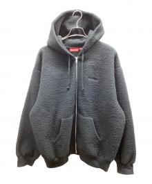 SUPREME（シュプリーム）の古着「Pilled Zip Up Hooded Sweatshirt ピルド ジップ アップ フーデッド スウェットシャツ」｜ブラック